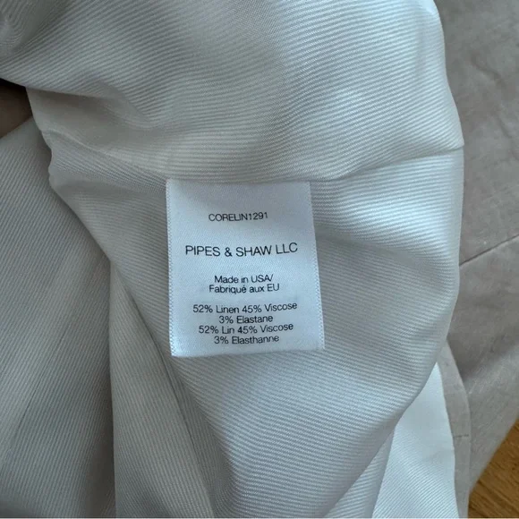 VERONICA BEARD Linen Schoolboy Blazer - Picture 3 of 3